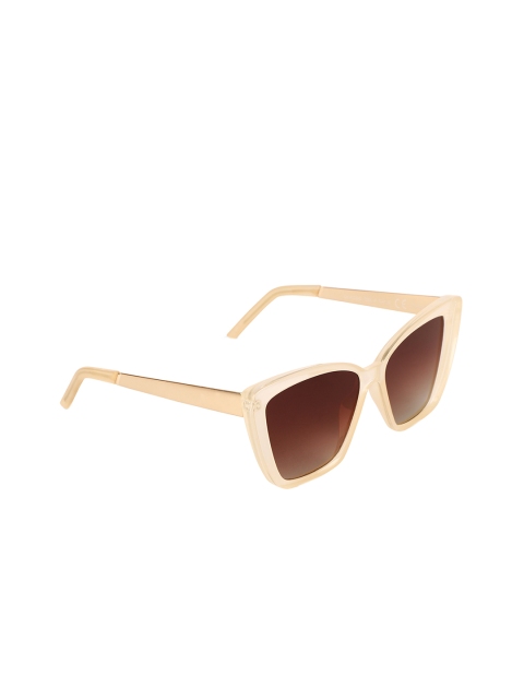 

Daniel Klein Women Polarized Square Sunglasses DK4286-C4, Brown