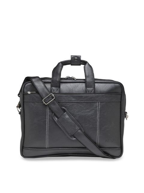 

Apsis Unisex Black Solid Laptop Bag