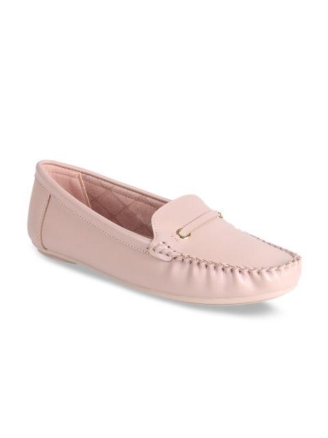 

Flat n Heels Women Pink Loafers