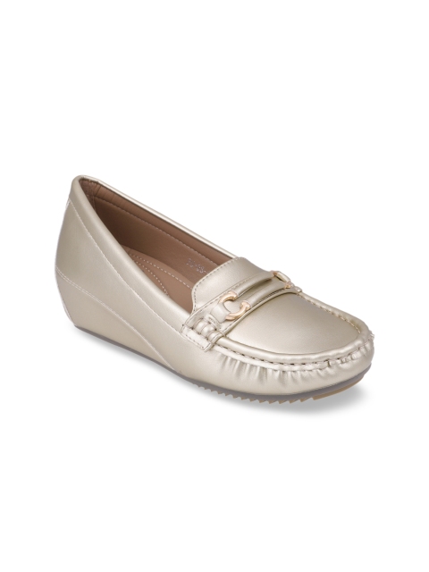 

pelle albero Women Gold-Toned Loafers