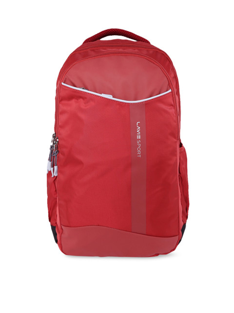 

LAVIE SPORT Unisex Red Solid Backpack
