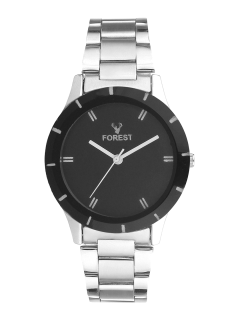 

Hobforestessentials Women Black Analogue Watch FR-301L-BK