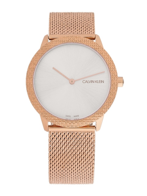 

Calvin Klein Minimal Women Silver-Toned Analogue Watch K3M22U26