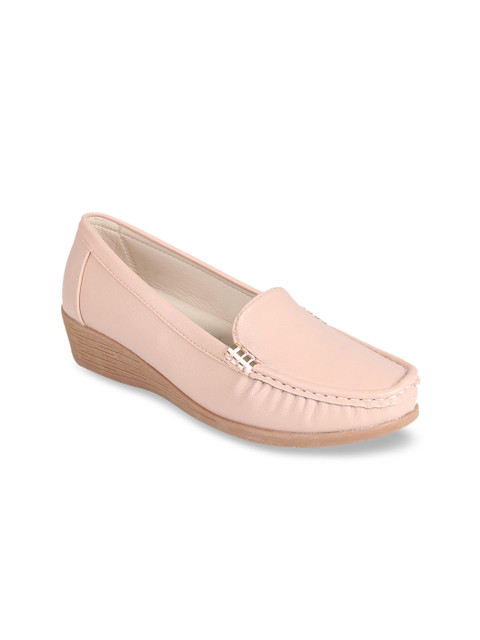 

Flat n Heels Women Pink Loafers