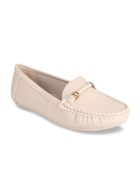 

Flat n Heels Women Beige Loafers