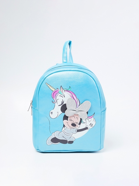 

Ginger by Lifestyle Women Blue Graphic Backpack