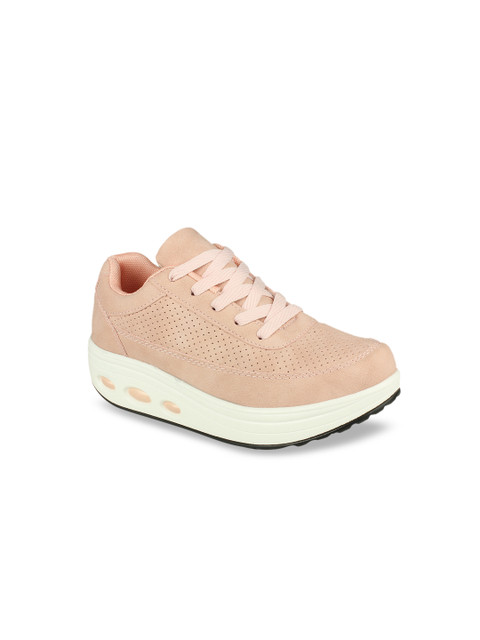 

Flat n Heels Women Pink Sneakers