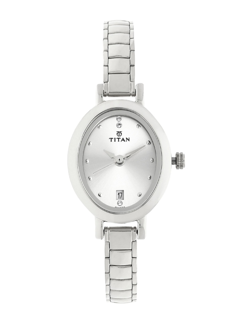

Titan Women Silver-Toned Analogue Watch 2599SM01