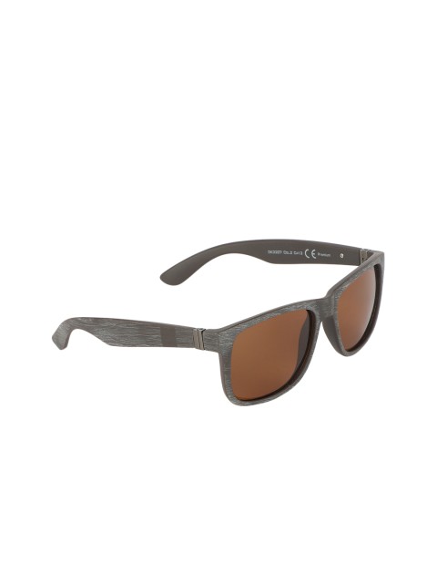

Daniel Klein Men Polarized Square Sunglasses DK3207-C2, Brown