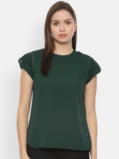

Allen Solly Woman Women Green Solid Top