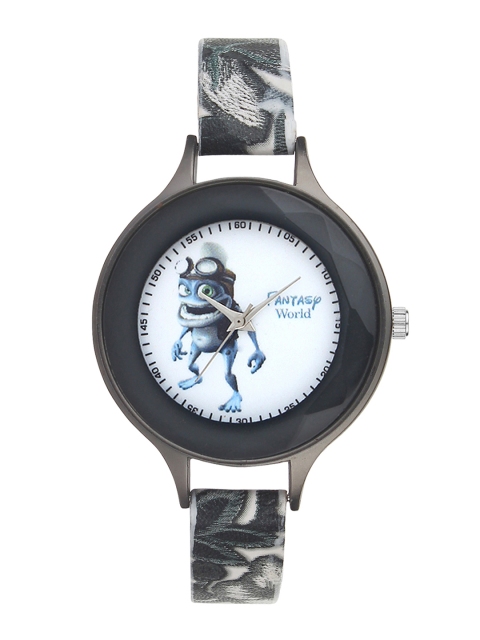 

Fantasy World Girls White & Blue Analogue Watch FW