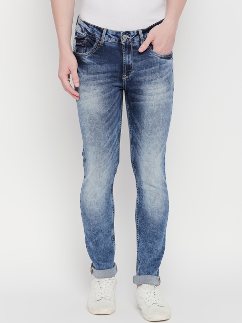

SF JEANS by Pantaloons Men Blue Skinny Fit Low-Rise Clean Look Stretchable Jeans