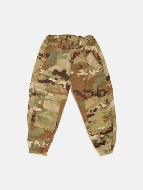 

The Sandbox Clothing Co. Boys Green Regular Fit Printed Joggers
