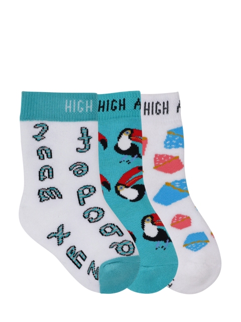 

Mustang Kids Multicoloured Pack of 3 Above Ankle-Length Socks, Multi