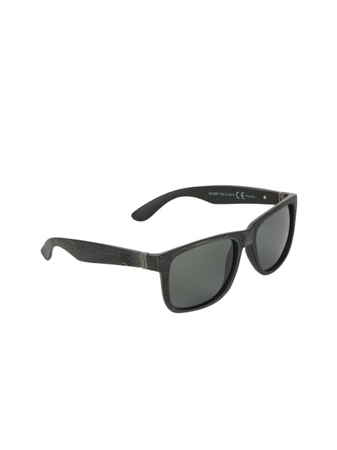 

Daniel Klein Men Polarized Square Sunglasses DK3207-C4, Black