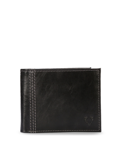 

Allen Solly Men Black Solid Two Fold Wallet