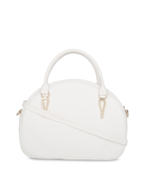 

Vdesi White Solid Handheld Bag