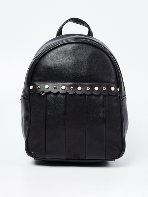 

Ginger by Lifestyle Women Black Solid Backpack