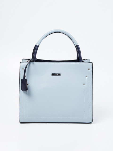 

CODE by Lifestyle Blue Solid Handheld Bag