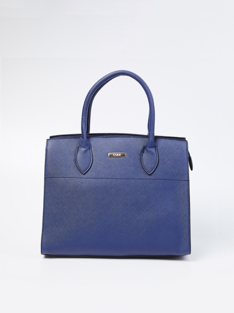 

CODE by Lifestyle Navy Blue Solid Handheld Bag