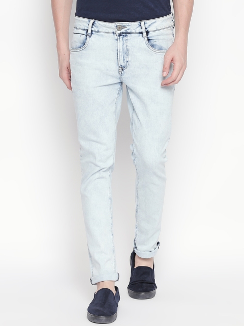 

SF JEANS by Pantaloons Men Blue Skinny Fit Low-Rise Clean Look Stretchable Jeans