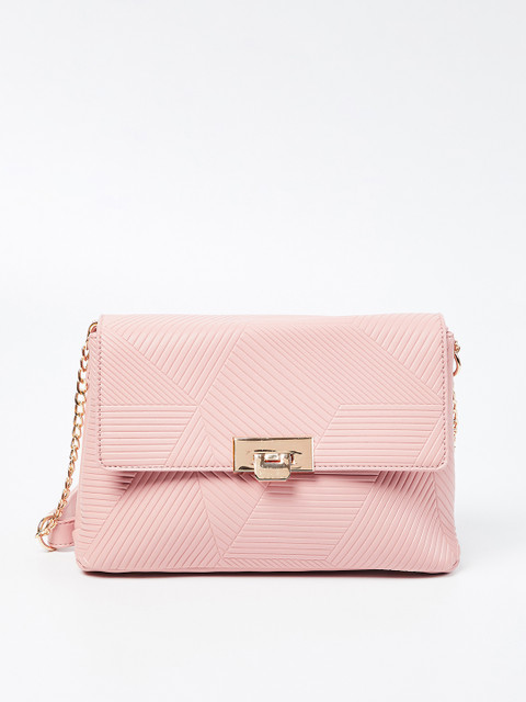 

CODE by Lifestyle Pink Solid Sling Bag