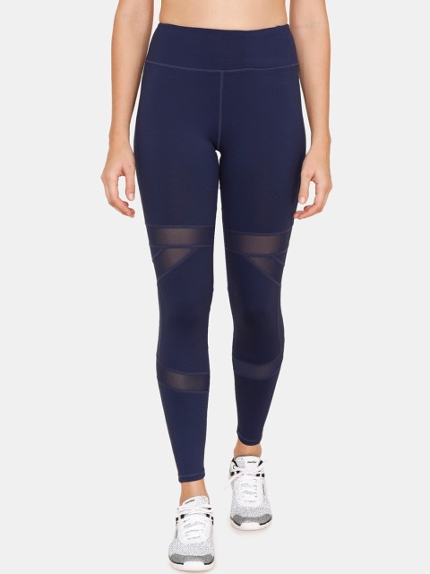 

Zelocity Women Navy Blue Solid Skinny-Fit Tights