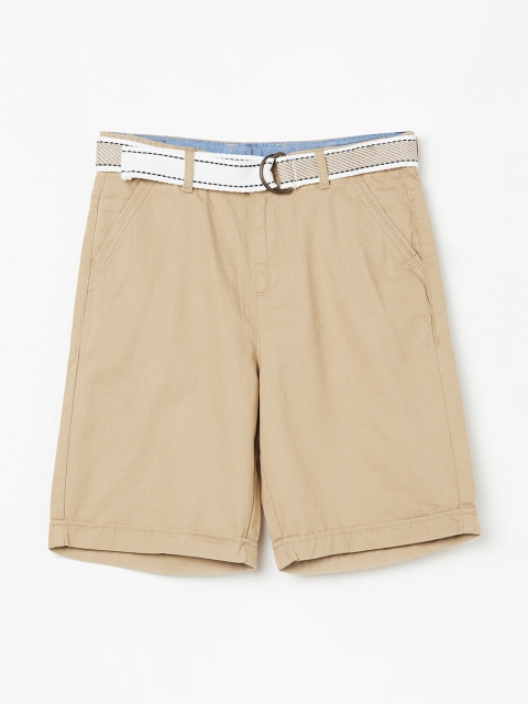 

Bossini Boys Beige Solid Regular Fit Regular Shorts