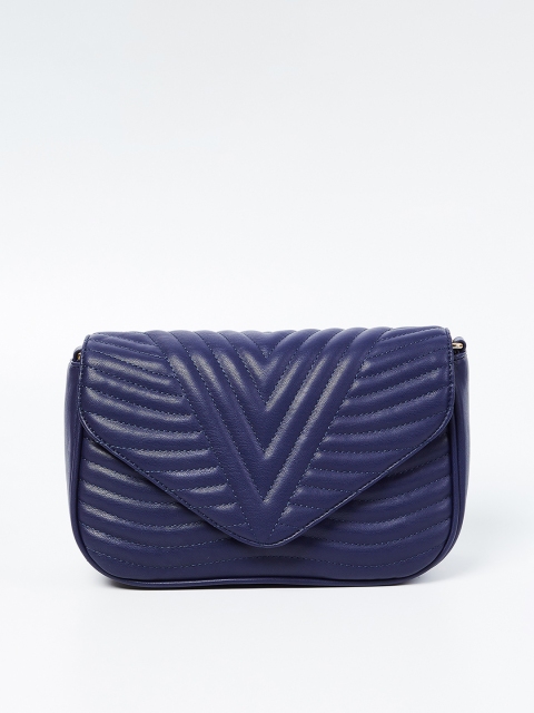 

CODE by Lifestyle Women Navy Blue Solid Sling Bag