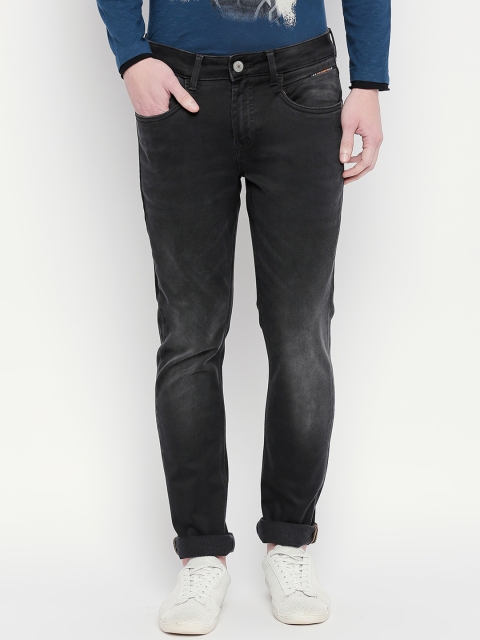 

SF JEANS by Pantaloons Men Black Skinny Fit Low-Rise Clean Look Stretchable Jeans