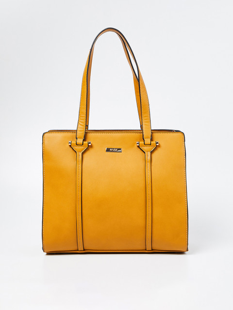 

CODE by Lifestyle Yellow Solid Shoulder Bag