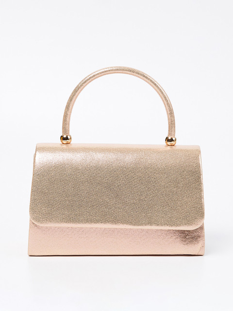 

CODE by Lifestyle Gold-Toned & Rose Gold Textured Clutch