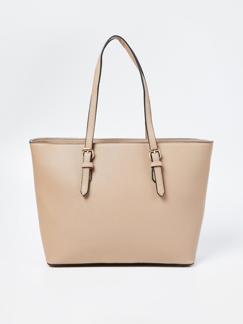 

Ginger by Lifestyle Camel Brown Solid Shoulder Bag