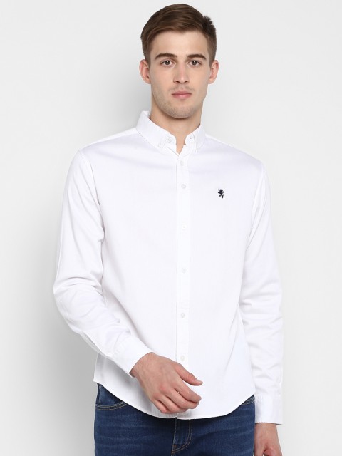 

Red Tape Men White Regular Fit Solid Casual Shirt