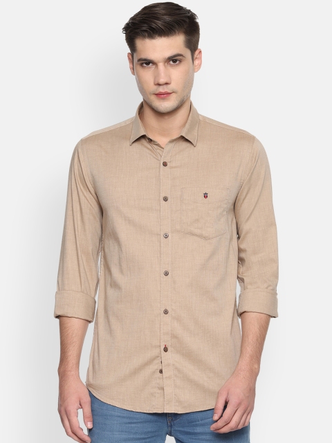 

Louis Philippe Sport Men Brown Slim Fit Self Design Casual Shirt