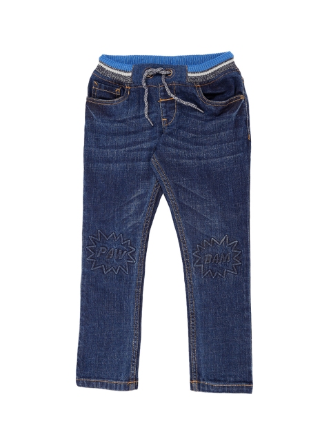 

Pantaloons Junior Boys Blue Tapered Fit High-Rise Clean Look Jeans