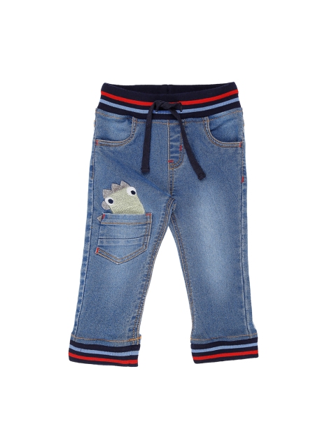 

Pantaloons Baby Boys Blue Regular Fit Mid-Rise Clean Look Jeans