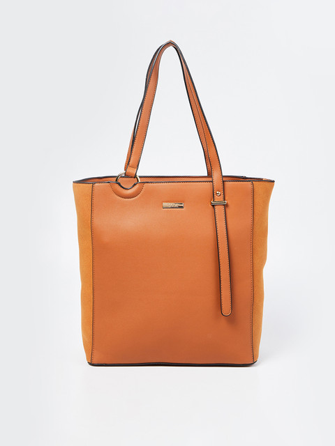 

CODE by Lifestyle Tan Brown Solid Shoulder Bag