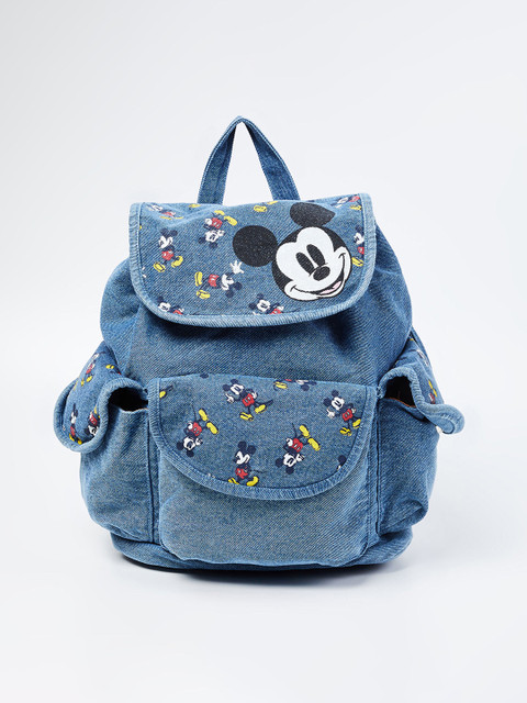 

Ginger by Lifestyle Women Navy Blue Graphic Backpack