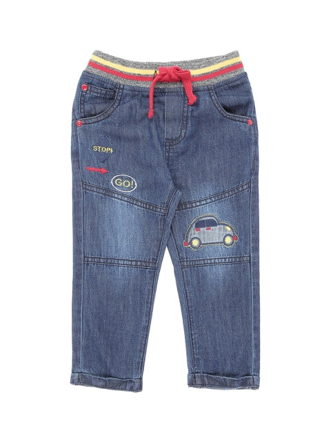 

Pantaloons Baby Boys Blue Regular Fit Mid-Rise Clean Look Jeans