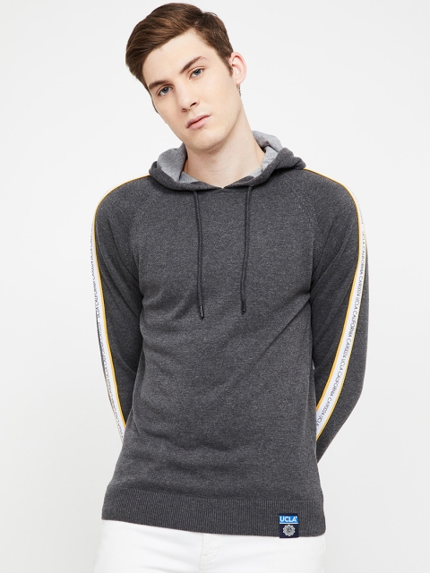 

UCLA Men Charcoal Grey Solid Sweater