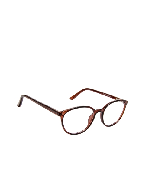 

Cardon Unisex Brown Solid Full Rim Round Frames EWCD2280MGT8807BRN
