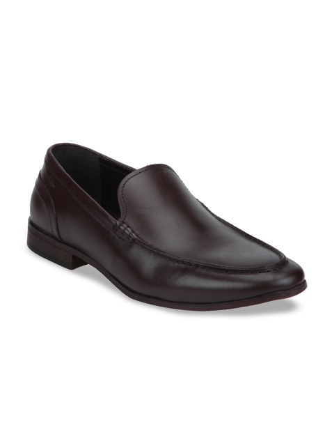 

Red Tape Men Brown Leather Formal Loafers