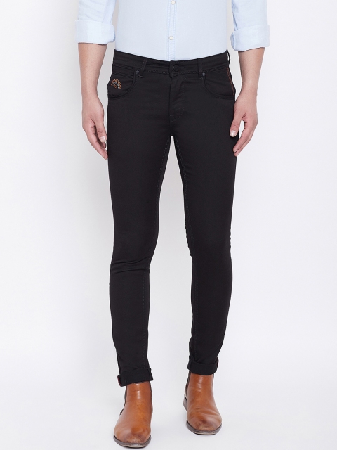 

Canary London Men Black Skinny Fit Low-Rise Clean Look Stretchable Jeans