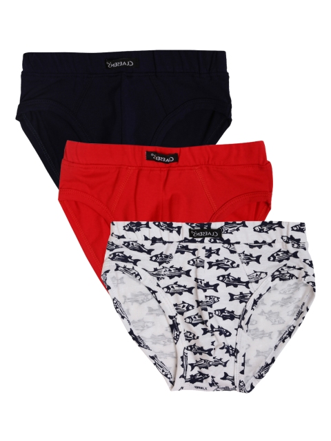 

Claesens Holland Boys Pack of 3 Assorted Basic Briefs CL101
