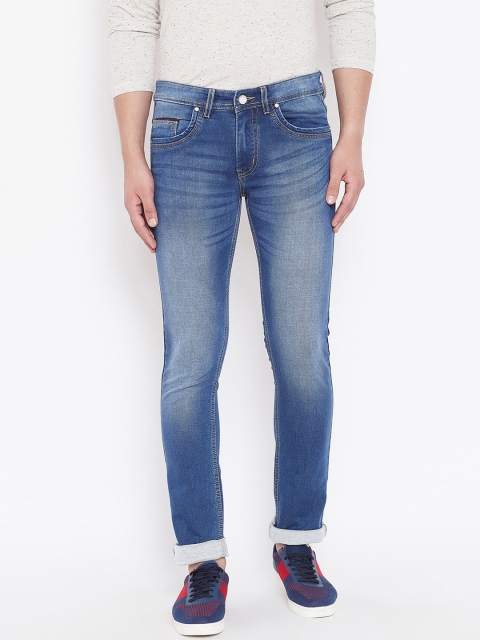 

Duke Men Blue Regular Fit Mid-Rise Clean Look Jeans