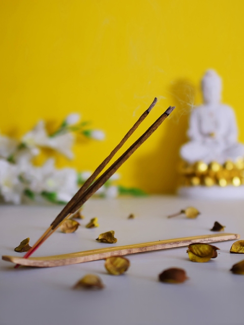 

Archies Beige & Brown Incense Sticks with Holder