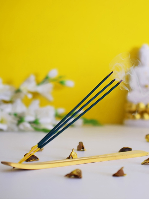 

Archies Beige & Blue Incense Sticks with Holder