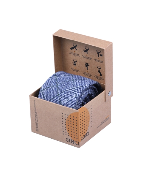 

Tossido Blue Checked Broad Tie