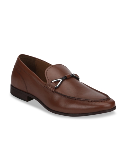 Red Tape Men Brown Leather Formal Loafers